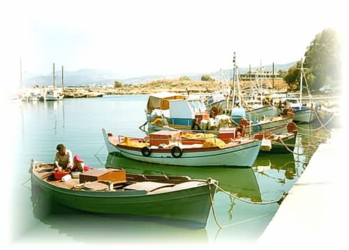 Small fishing harbour, Kastelli, Kastelli Kissamou, Nomos Chanion, North-West Crete.