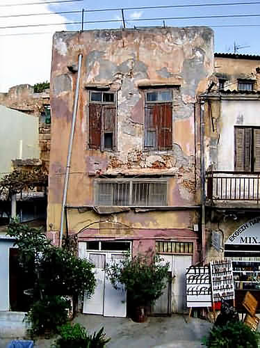 Chania of the past - Old Building 11 - Venetian Harbour Area.