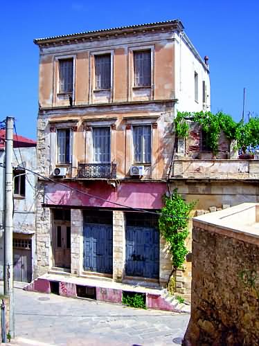 Chania of the past - Old Building 1 - Venetian Harbour Area.